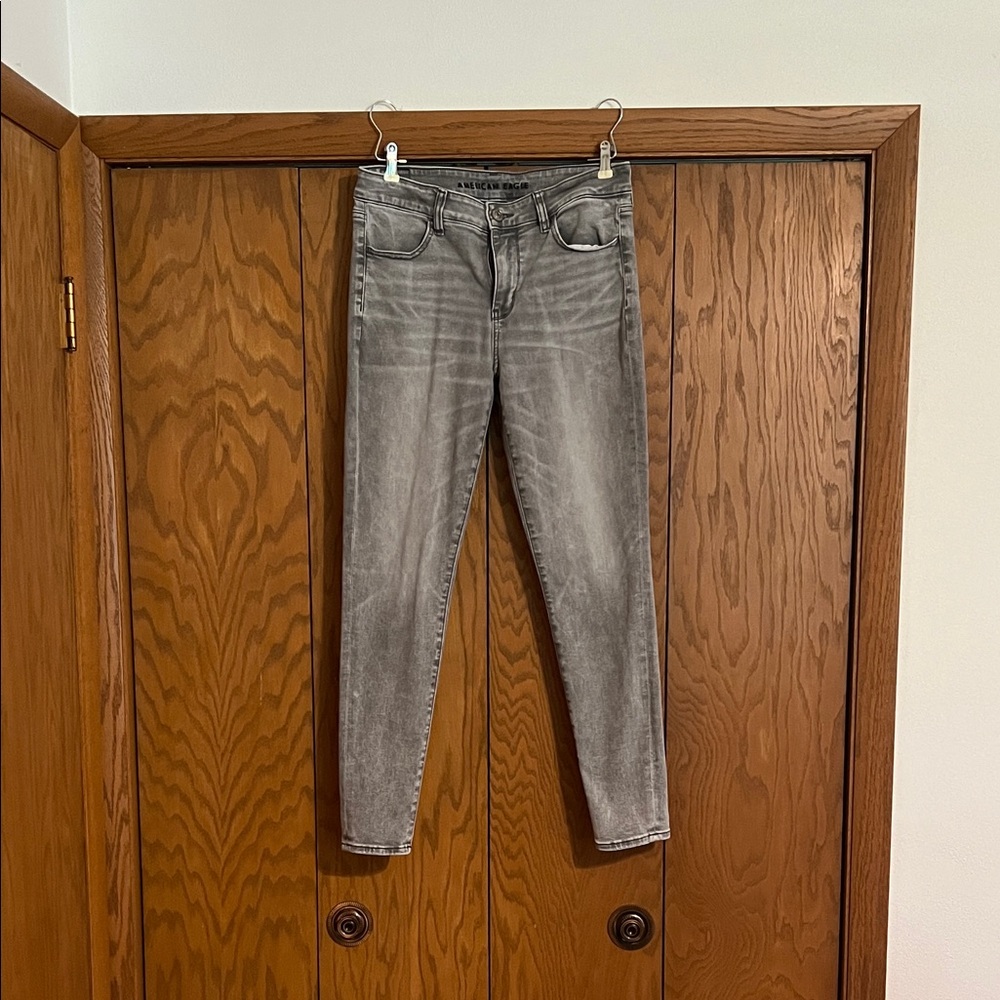 American Eagle Outfitters Gray Skinny Jeans